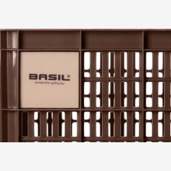 Recycled Cykelkasse Basil Crate S 17.5 liters 29 x 39 x 20 cm - brown