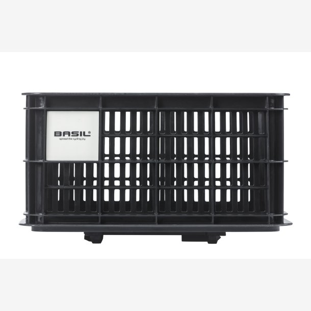 Recycled Cykelkasse Basil Crate MIK S 17.5 liters 29 x 39 x 20 cm - black