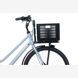 Recycled cykelkasse Basil Crate M 29.5 liters 35 x 45 x 25 cm - sort