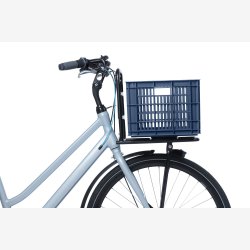 Recycled Cykelkasse Basil Crate M 29,5 liters 35 x 45 x 25 cm - bluestone