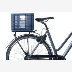 Recycled Cykelkasse Basil Crate M 29,5 liters 35 x 45 x 25 cm - bluestone