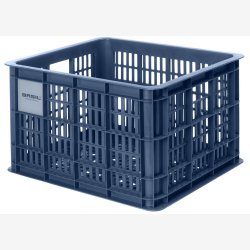 Recycled Cykelkasse Basil Crate M 29,5 liters 35 x 45 x 25 cm - bluestone