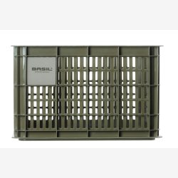 Recycled Cykelkasse Basil Crate M 29.5 liters 35 x 45 x 25 cm - moss green