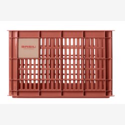 Recycled Cykelkasse Basil Crate M 29.5 liters 35 x 45 x 25 cm - terra red