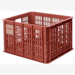 Recycled Cykelkasse Basil Crate M 29.5 liters 35 x 45 x 25 cm - terra red