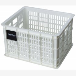 Recycled Cykelkasse Basil Crate M 29.5 liters 35 x 45 x 25 cm - bright white
