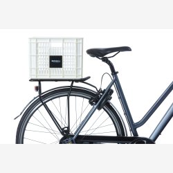 Recycled Cykelkasse Basil Crate M 29.5 liters 35 x 45 x 25 cm - bright white