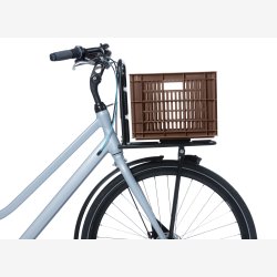 Recycled Cykelkasse Basil Crate M 29.5 liters 35 x 45 x 25 cm - brown