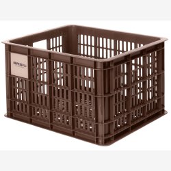 Recycled Cykelkasse Basil Crate M 29.5 liters 35 x 45 x 25 cm - brown
