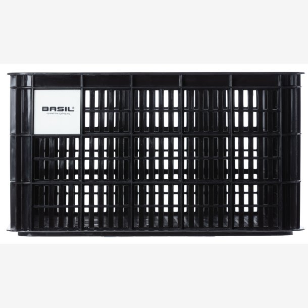 Recycled Cykelkasse Basil Crate L 40,0 liters 39 x 49 x 26 cm - black