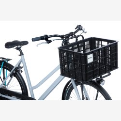 Recycled Cykelkasse Basil Crate L 40,0 liters 39 x 49 x 26 cm - black
