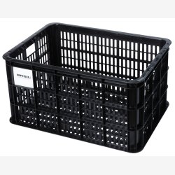 Recycled Cykelkasse Basil Crate L 40,0 liters 39 x 49 x 26 cm - black