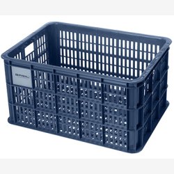 Recycled Cykelkasse Basil Crate L 40,0 liters 39 x 49 x 26 cm - bluestone