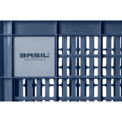 Recycled Cykelkasse Basil Crate L 40,0 liters 39 x 49 x 26 cm - bluestone
