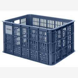 Recycled Cykelkasse Basil Crate L 40,0 liters 39 x 49 x 26 cm - bluestone