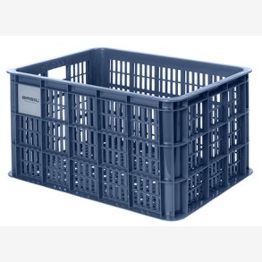 Recycled Cykelkasse Basil Crate L 40,0 liters 39 x 49 x 26 cm - bluestone