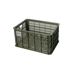 Cykelkasse Basil L 40,0 liters 39 x 49 x 26 cm - mosgr�n - genanvendt plast