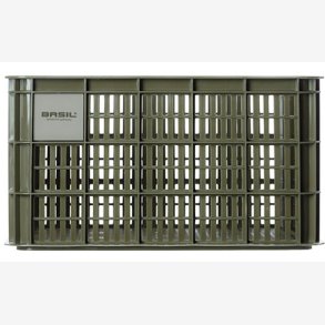 Recycled Cykelkasse Basil Crate L 40,0 liters 39 x 49 x 26 cm - moss green