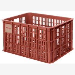 Recycled Cykelkasse Basil Crate L 40,0 liters 39 x 49 x 26 cm - terra red