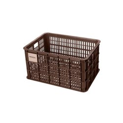 Recycled cykelkasse Basil Crate L 40,0 liters 39 x 49 x 26 cm - chokolade brun