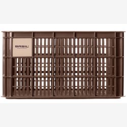 Recycled cykelkasse Basil Crate L 40,0 liters 39 x 49 x 26 cm - chokolade brun