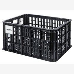 Recycled Cykelkasse Basil Crate MIK L 40,0 liters 39 x 49 x 28 cm - black