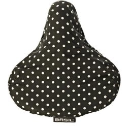 Sadelcover Basil Katharina B&D 28 x 23 x 1 cm - sort &amp; dots
