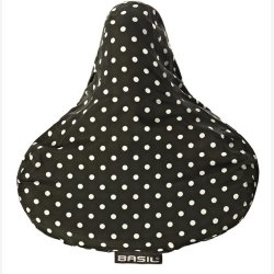 Sadelcover Basil Katharina B&D 28 x 23 x 1 cm - sort &amp; dots