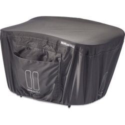 Regnslag til cykelkurv Basil Keep Dry Medium - urban gr, reflekterende