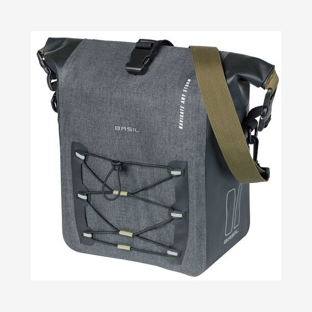 Cykeltaske Basil Navigator Storm M 12-15 liter 34 x 28 x 17 cm