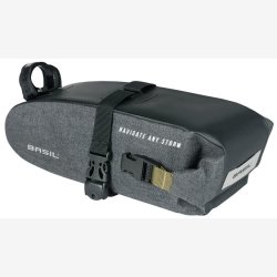 Cykeltaske til sadel Basil Navigator Storm M 1.5 liter 10 x 9 x 29 cm - vandtt