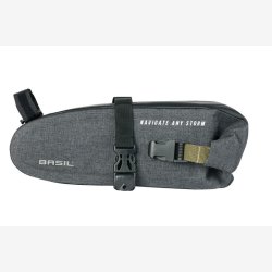 Cykeltaske til sadel Basil Navigator Storm M 1.5 liter 10 x 9 x 29 cm - vandtt