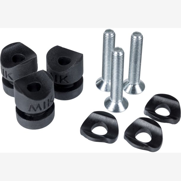 Studs Basil MIK SIDE - st med 3 styk - sort