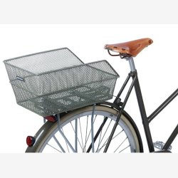 Cykelkurv bag Basil Cento FM med fast montering 38 x 24 x 11 cm - olivengrn