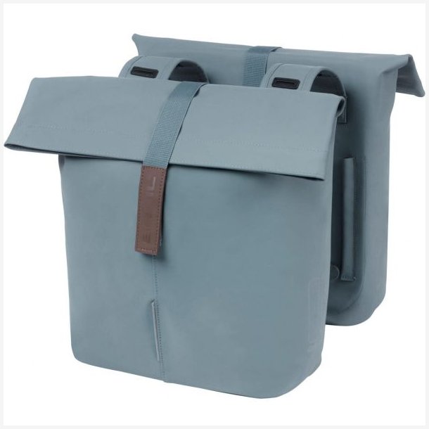 Dobbelt cykeltaske Basil City 28-32 liter 12 x 29 x 30 cm - grafitbl