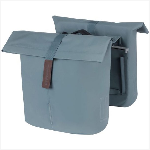 Dobbelt cykeltaske Basil City MIK 28-32 liter 12 x 30 x 33 cm - grafitbl