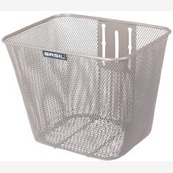 Basil Bilbao cykelkurv med fast montering, 26 x 22 x 27 cm - ngen metallic