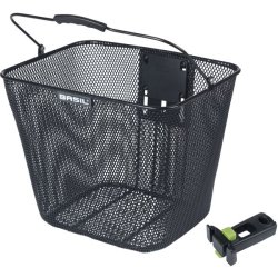 Basil Bilbao cykelkurv med KF-montering, inklusive styrholder