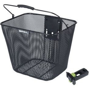 Basil Bilbao cykelkurv med KF-montering, inklusive styrholder