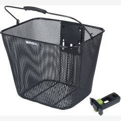 Basil Bilbao cykelkurv med KF-montering, inklusive styrholder