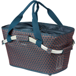Basil Flair Carry All Rear cykelkurv med MIK-montering 38 x 21 x 27 cm - marinebl