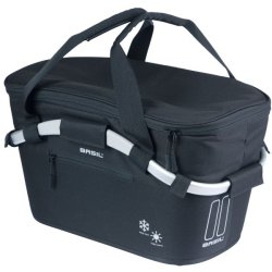 Basil Classic Carry All ISO bagcykelkurv med MIK montering 18 liter 38 x 21 x 27 cm - sort