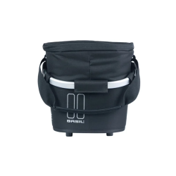 Basil Classic Carry All ISO bagcykelkurv med MIK montering 18 liter 38 x 21 x 27 cm - sort
