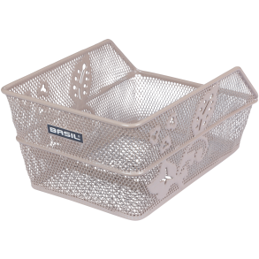 Cykelkurv Basil Cento Flower S 31 x 21 x 0 - Nude Metallic