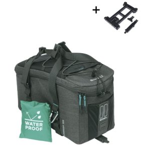 Trunkbag Basil Discovery 365D MIK 9 liter 34 x 16 x 18 cm - sort