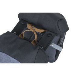 Dobbelt Cykeltaske Basil Miles MIK 34 Liter 13 x 26 x 35 cm - Sort/Gr�