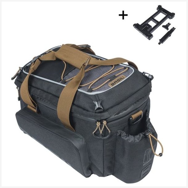 Trunkbag Basil Miles XL Pro MIK 9-36 liter  sort - vandtt