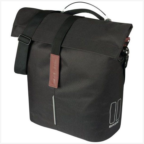 Cykelshopper Basil City MIK Studs 14-16 liter 11 x 29 x 36 cm - sort