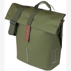 Cykelshopper Basil City MIK Studs 14-16 liter 11 x 29 x 36 cm - Mossgrn