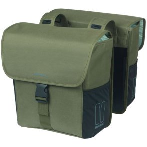 Dobbelt cykeltaske Basil GO 32 liter - 14 x 27 x 31 cm - grn